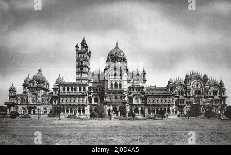 02 19 2012 Lakshmi Vilas Palace, Vadodara Baroda Gujarat Inde. Banque D'Images