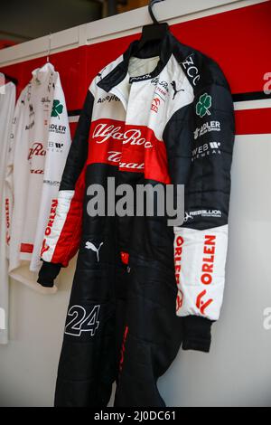 Sakhir, Bahreïn. 18th mars 2022. Au cours de la Formule 1 Gulf Air Bahreïn Grand Prix 2022, 1st tour du Championnat du monde de Formule 1 de la FIA 2022, sur le circuit international de Bahreïn, du 18 au 20 mars 2022 à Sakhir, Bahreïn - photo Xavi Bonilla / DPPI crédit: DPPI Media / Alamy Live News Banque D'Images