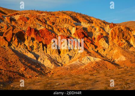 Red Rooster, parc national de Red Rock Canyon, Californie Banque D'Images