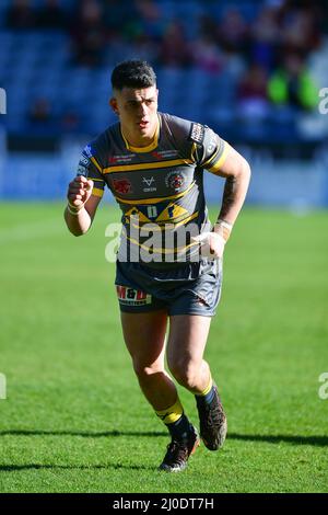 Huddersfield, Angleterre - 12th mars 2022 - Caïn Robb de Castleford Tigers. Rugby League Betfred Super League Round 5 Huddersfield Giants vs Castleford Tigers au stade John Smith, Huddersfield, Royaume-Uni Dean Williams Banque D'Images