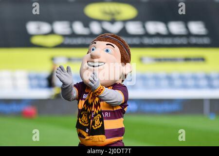 Huddersfield, Angleterre - 12th mars 2022 - mascotte Huddersfield Giants. Rugby League Betfred Super League Round 5 Huddersfield Giants vs Castleford Tigers au stade John Smith, Huddersfield, Royaume-Uni Dean Williams Banque D'Images