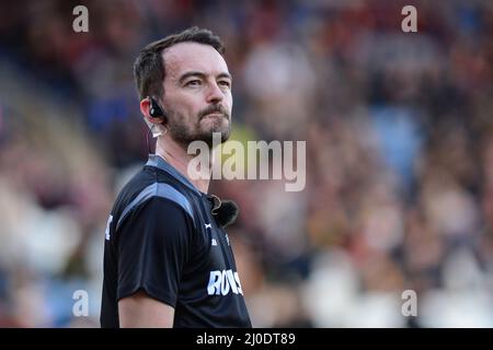 Huddersfield, Angleterre - 12th mars 2022 - Referee James Child. Rugby League Betfred Super League Round 5 Huddersfield Giants vs Castleford Tigers au stade John Smith, Huddersfield, Royaume-Uni Dean Williams Banque D'Images