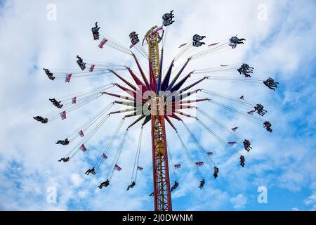 Une grande foire d'automne Banque D'Images