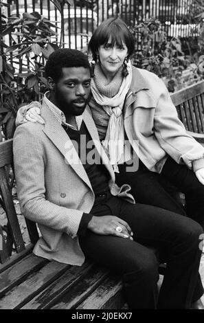 Michael et Claudine Riley, de Steel Pulse. 9th décembre 1978. Banque D'Images