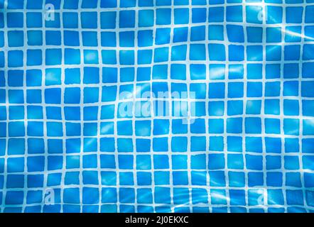 Carreaux de piscine de vacances Banque D'Images