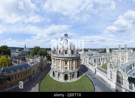 Vue en hauteur de la caméra Radcliffe Banque D'Images