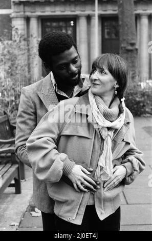 Michael et Claudine Riley, de Steel Pulse. 9th décembre 1978. Banque D'Images