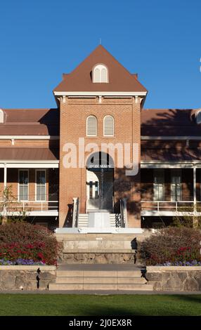 Ancien bâtiment principal sur le campus de l'Université de l'Arizona Banque D'Images