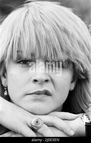 L'actrice et chanteuse Punk Toyah Willcox à Covent Garden, Londres, 22 août 1979. Banque D'Images