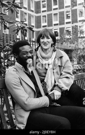 Michael et Claudine Riley, de Steel Pulse. 9th décembre 1978. Banque D'Images