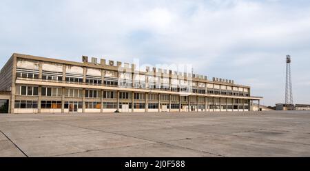 Aéroport abandonné bâtiment à Nicosie, Chypre Banque D'Images