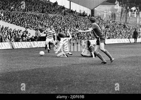 Celtic 3-0 Dundee, match de première ligue écossais au Celtic Park, samedi 13th octobre 1979. Banque D'Images