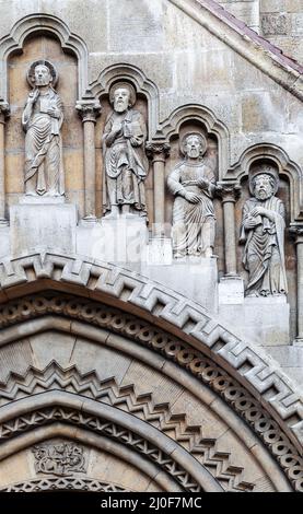 Façade d'église à Budapest Jak Banque D'Images