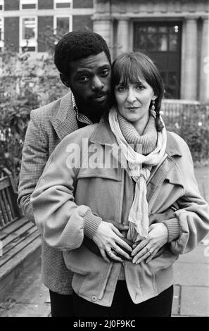 Michael et Claudine Riley, de Steel Pulse. 9th décembre 1978. Banque D'Images