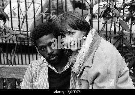 Michael et Claudine Riley, de Steel Pulse. 9th décembre 1978. Banque D'Images