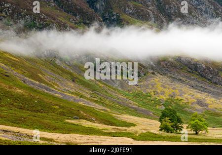 Paysage exotique des Highlands d'Écosse. Banque D'Images