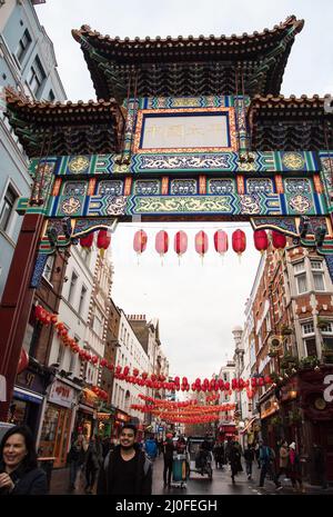 China Town, Londres Banque D'Images