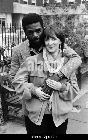 Michael et Claudine Riley, de Steel Pulse. 9th décembre 1978. Banque D'Images