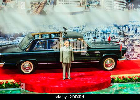 Shenzhen, Chine - 15 novembre 2014 : figurine de cire Deng Xiaoping au musée de Shenzhen. Il était le révolutionnaire chinois, homme d'État an Banque D'Images