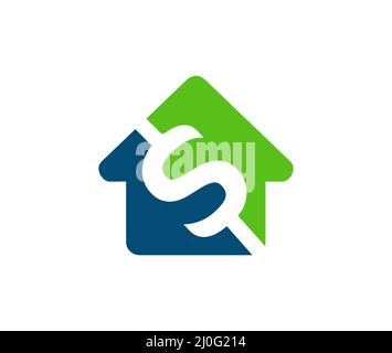 Illustration vectorielle du logo House Money icône Vector signe Illustration de Vecteur