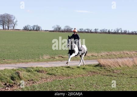 2022 Kiplingcotes Horse Race Banque D'Images