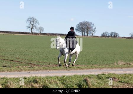 2022 Kiplingcotes Horse Race Banque D'Images