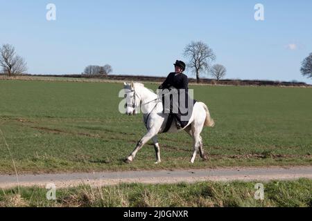 2022 Kiplingcotes Horse Race Banque D'Images