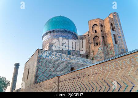 Le complexe commémoratif du mausolée Shohizinda à Boukhara, en Ouzbékistan Banque D'Images