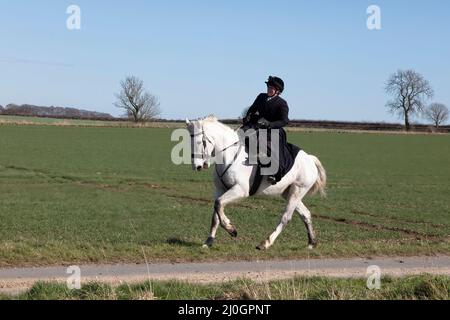 2022 Kiplingcotes Horse Race Banque D'Images