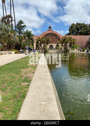 Le bâtiment botanique, Balboa Park, San Diego Banque D'Images