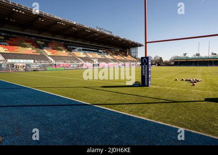 Londres, Royaume-Uni. 19th mars 2022. Vue sur le sol du stade StoneX à Londres, Royaume-Uni, le 3/19/2022. (Photo de Richard Washbrooke/News Images/Sipa USA) crédit: SIPA USA/Alay Live News Banque D'Images