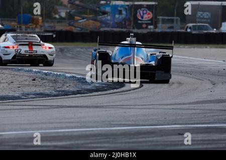 Sebring, États-Unis. 18th mars 2022. , Pendant les 1000 miles de Sebring, 1st tour du Championnat du monde d'endurance 2022 de la FIA sur le circuit international de Sebring du 16 au 18 mars, à Sebring, Floride, Etats-Unis d'Amérique - photo Frederic le Floch / DPPI crédit: DPPI Media/Alay Live News Banque D'Images