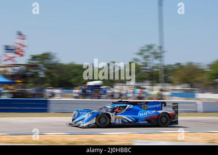 Sebring, États-Unis. 18th mars 2022. , Pendant les 1000 miles de Sebring, 1st tour du Championnat du monde d'endurance 2022 de la FIA sur le circuit international de Sebring du 16 au 18 mars, à Sebring, Floride, Etats-Unis d'Amérique - photo Frederic le Floch / DPPI crédit: DPPI Media/Alay Live News Banque D'Images