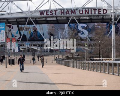 Stade West Ham United, stade de Londres, Stratford, Londres, Royaume-Uni Banque D'Images