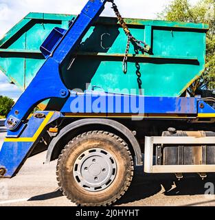 L'élimination des déchets urbains Banque D'Images