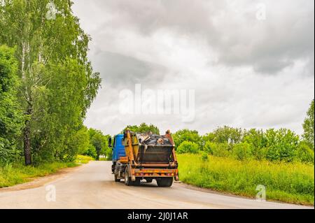 L'élimination des déchets urbains Banque D'Images