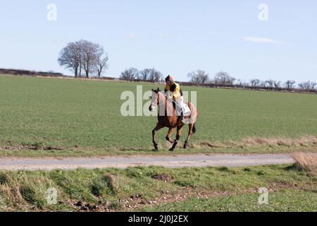 2022 Kiplingcotes Derby Banque D'Images