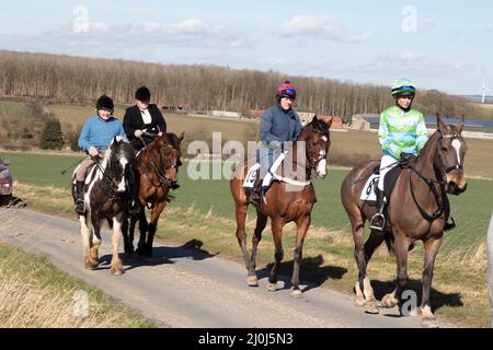 2022 Kiplingcotes Derby Banque D'Images