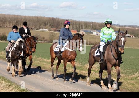 2022 Kiplingcotes Derby Banque D'Images