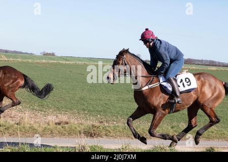 2022 Kiplingcotes Derby Banque D'Images