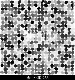 Pierres arrondies, cailloux, motif et texture de mur de roche - illustrations vectorielles, graphiques clip-art Illustration de Vecteur