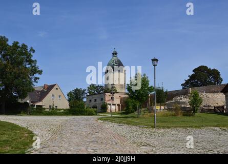 Château historique de Neuenburg à Freyburg au bord de la rivière Unstrut, Saxe - Anhalt Banque D'Images