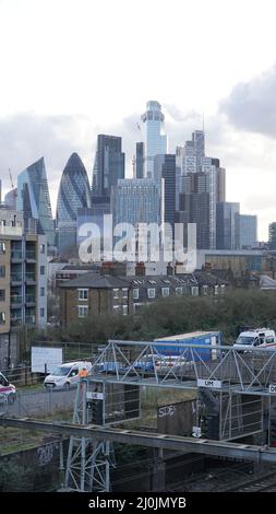 Ville de Londres, Royaume-Uni CityScape Banque D'Images