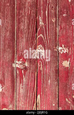 Planches en bois avec peinture écaillée Banque D'Images