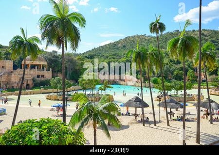 Vallée des vagues, Sun City Holiday Resort, Pilanesberg, Province du Nord Ouest de la République d Afrique du Sud Banque D'Images