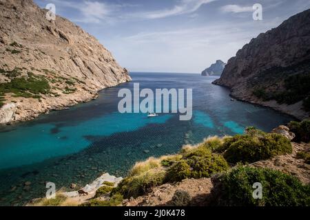 Cala Bóquer, Majorque, Espagne Banque D'Images