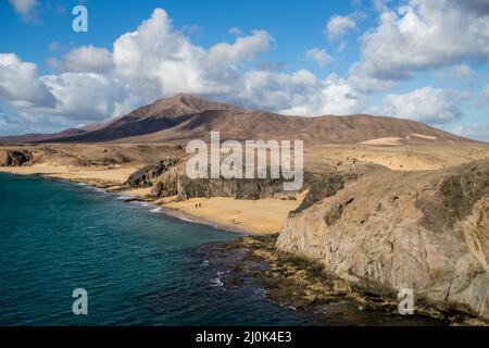 Playa Blanca, Lanzarote Banque D'Images