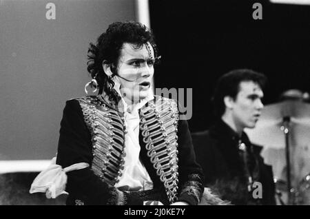 Adam et les Ants se sont produits aux prix British Rock and Pop. 24th février 1981. Banque D'Images