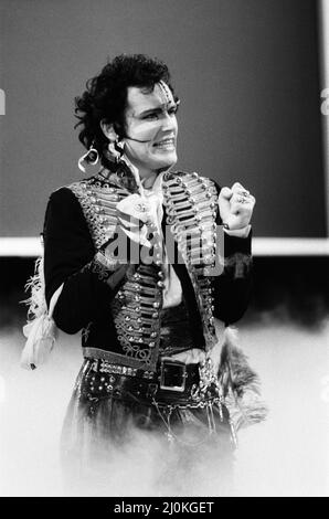 Adam et les Ants se sont produits aux prix British Rock and Pop. 24th février 1981. Banque D'Images