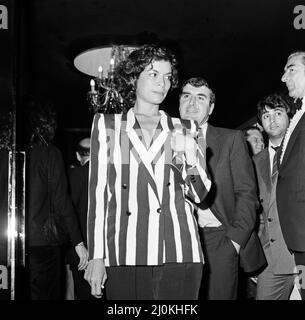 Bianca Jagger à Raymond Revuebar. 5th juillet 1981. Banque D'Images